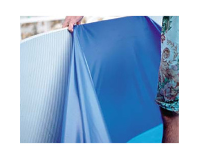 LINER PARA PISCINA REDONDO AZUL-LISO ESPESOR 20/100 (GRE)