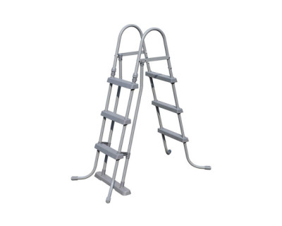 ESCALERA PISC. 107CM PELD.PLAST TUBO GALV. 58330