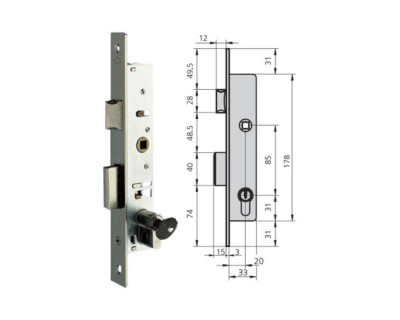 CERRADURA EMBUTIR HN/CL REF.1984